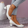 Mathilda | Elegante high-heels med krystaller og sart sløjfe