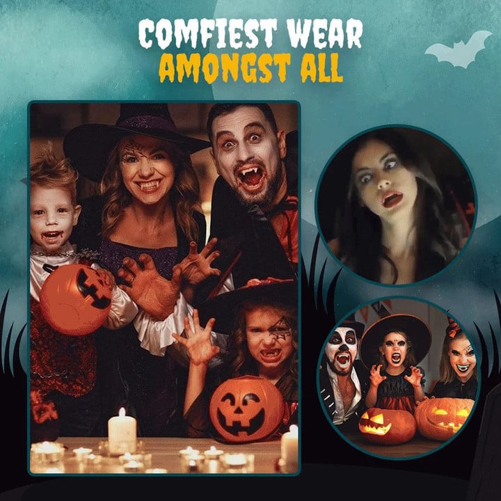VampiWeen™ | Udtrækkelige Halloween-vampyrtænder | HALLOWEENDEAL! - Norado