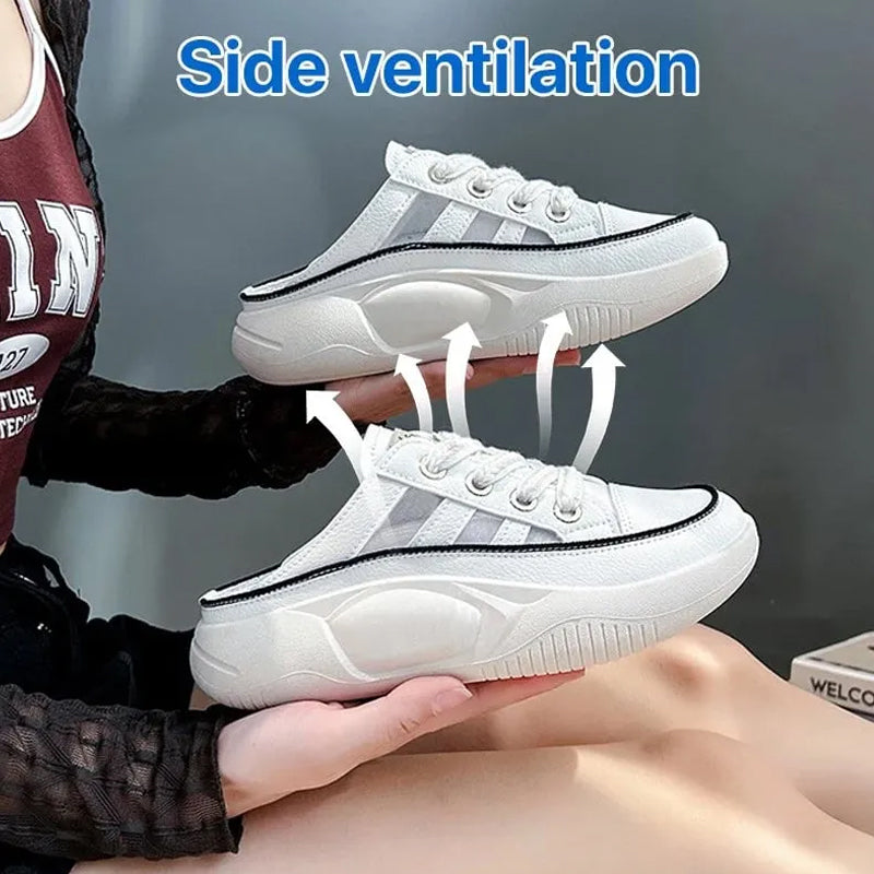 SnugFeet™ - Halve hjemmesko til kvinder med lukket tåparti
