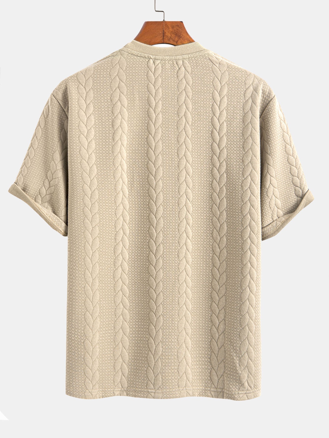 Rudy | Løst Relax Fit T-shirt med Twist-Jacquard Shorts