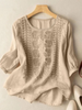 Constance | Stilfuld Bluse med Fine Broderidetaljer
