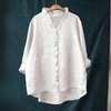 Wynter | Klassisk bluse med flæser til damer