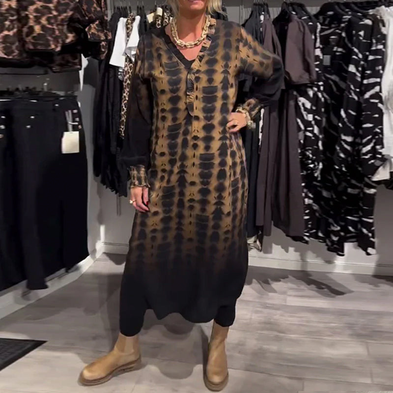 Alaina | Elegant langærmet kjole til kvinder