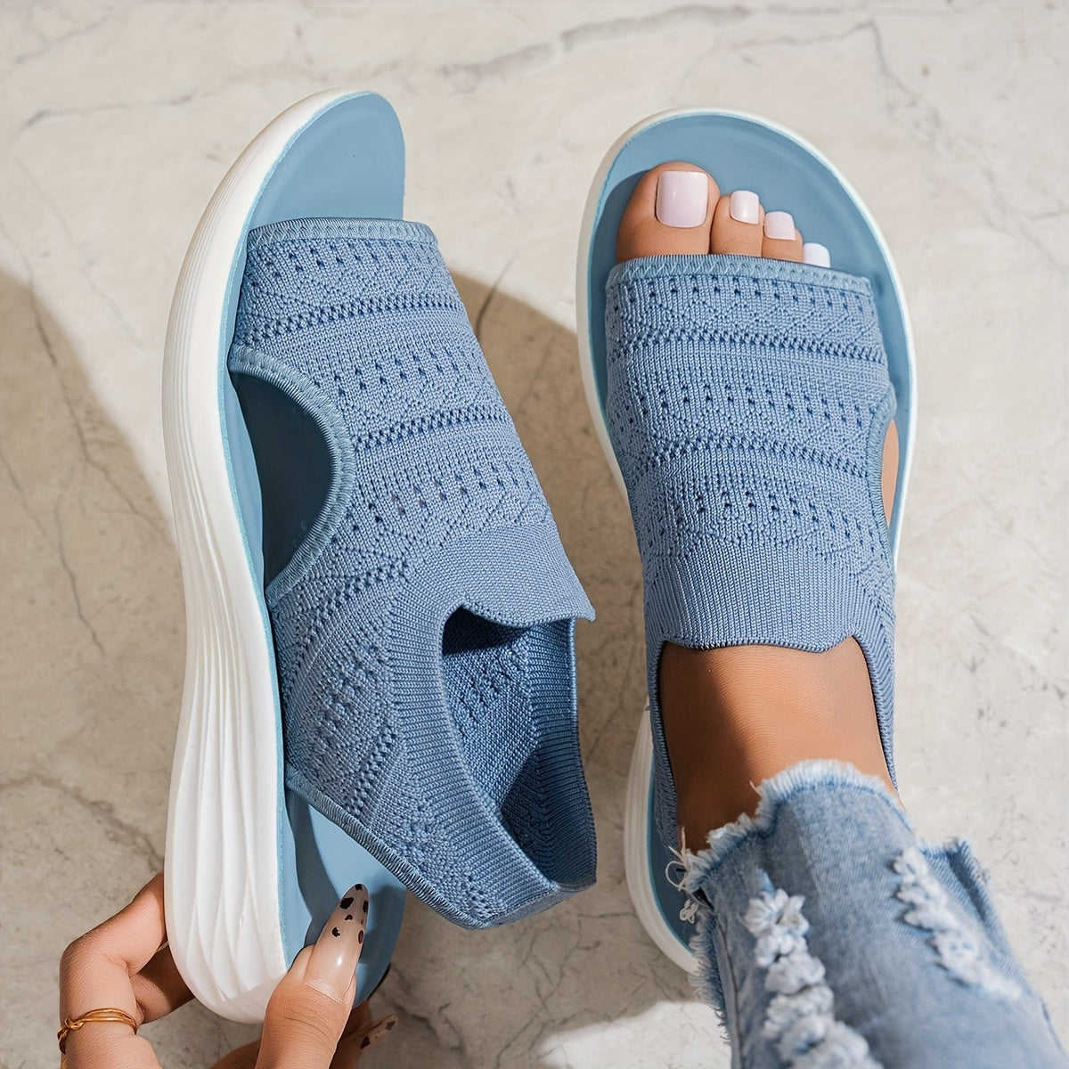 Emelia™ | Ortodædiske damesandaler til sommer med åbne tæer