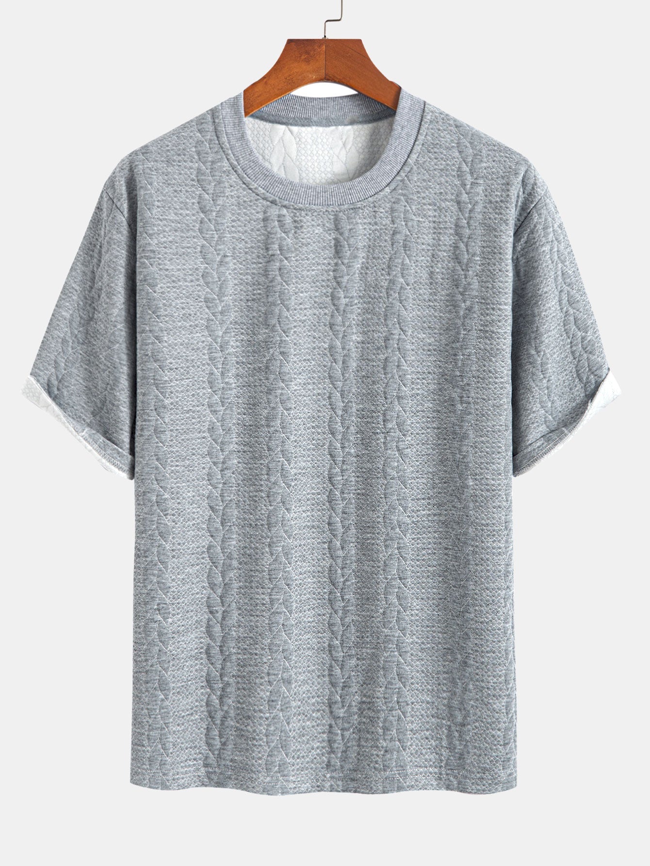 Rudy | Løst Relax Fit T-shirt med Twist-Jacquard Shorts