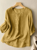 Constance | Stilfuld Bluse med Fine Broderidetaljer