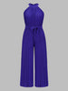 Elen | Plisseret jumpsuit med halterneck
