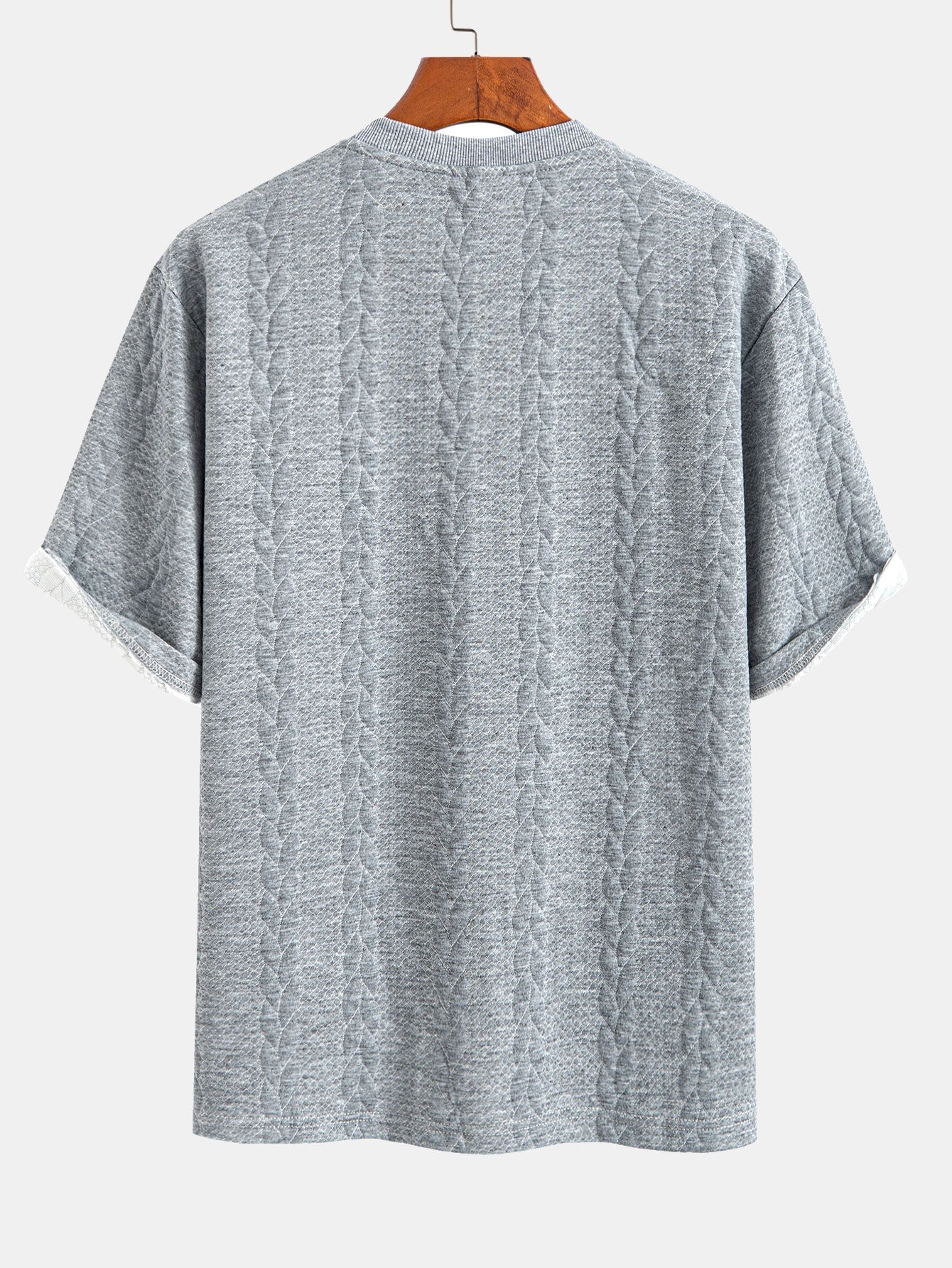 Rudy | Løst Relax Fit T-shirt med Twist-Jacquard Shorts