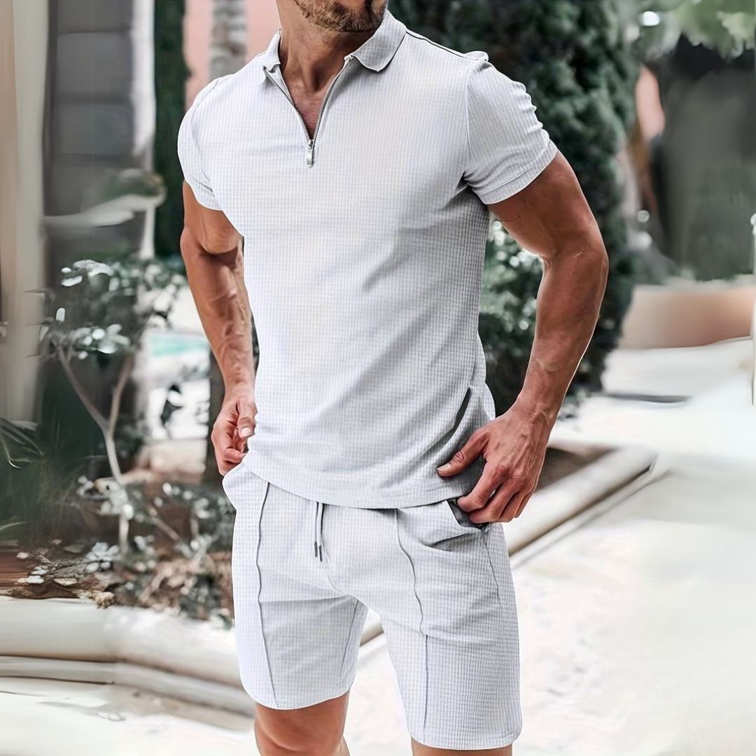 Ion | Afslappet sommeroutfit til herrer: Muskelshirt og shorts