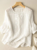 Constance | Stilfuld Bluse med Fine Broderidetaljer