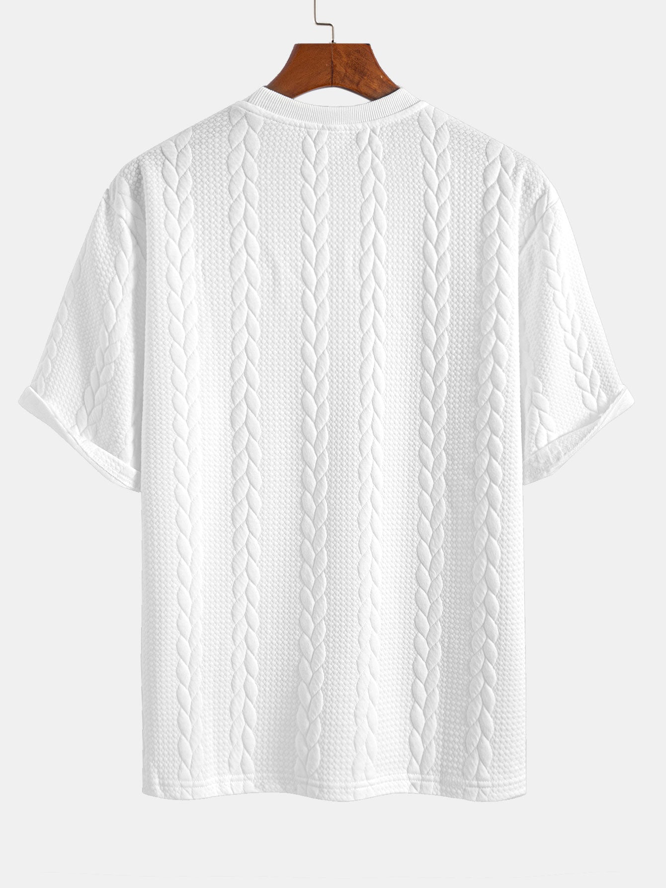Rudy | Løst Relax Fit T-shirt med Twist-Jacquard Shorts