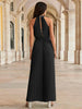 Elen | Plisseret jumpsuit med halterneck