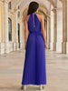 Elen | Plisseret jumpsuit med halterneck