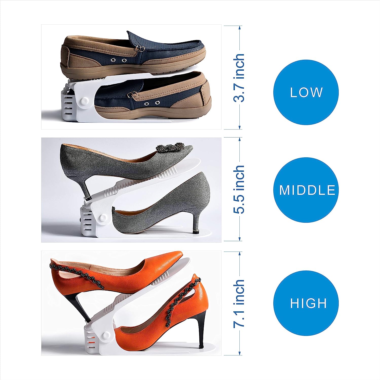 OrdnungsMeister™ | Shoe Slot Organiser | BUNDLE RABAT I DAG!