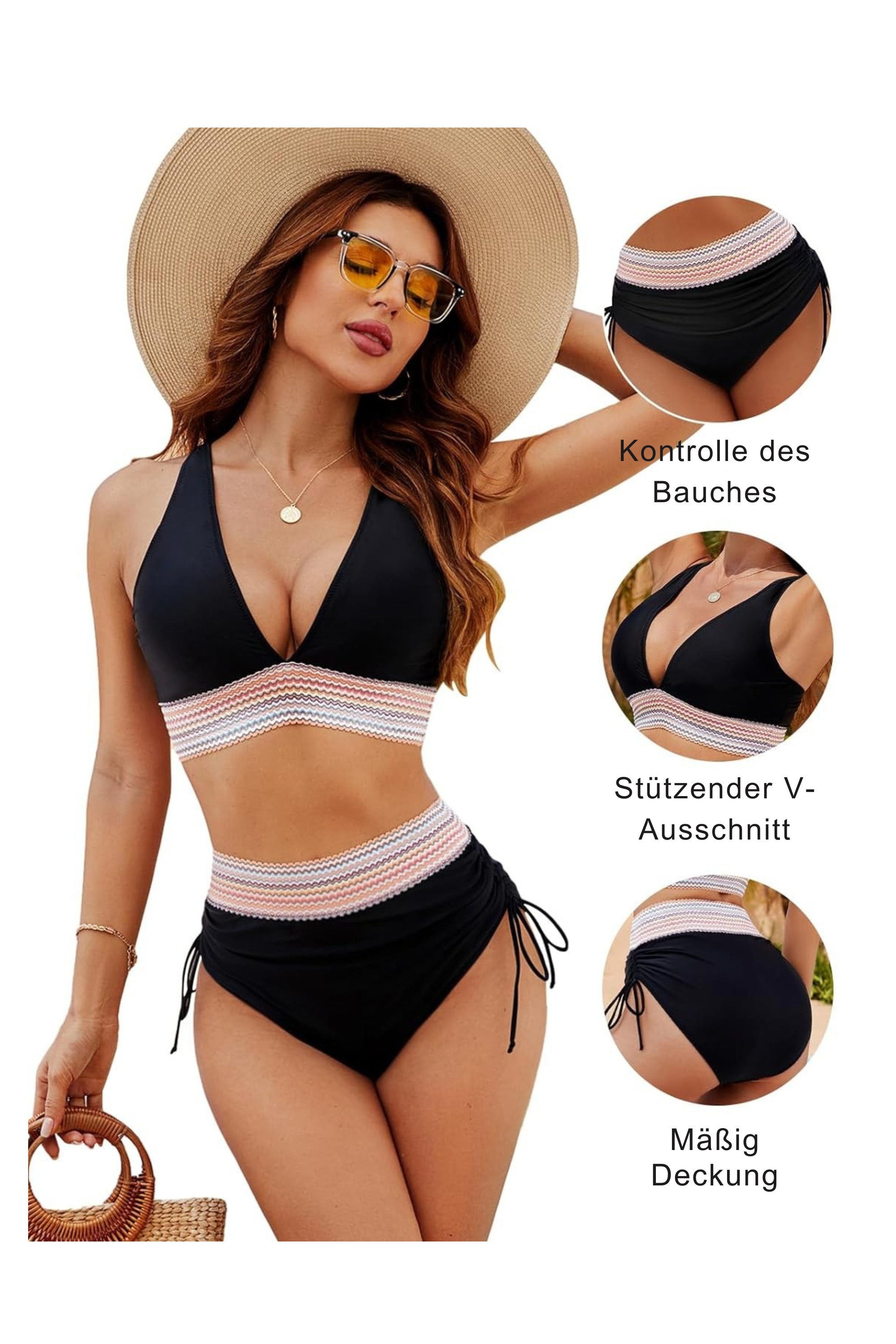 Jordin | Højtaljet Bikini