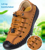 Ethan™ | Aviator Læder-Sandaler med Wickelzehe