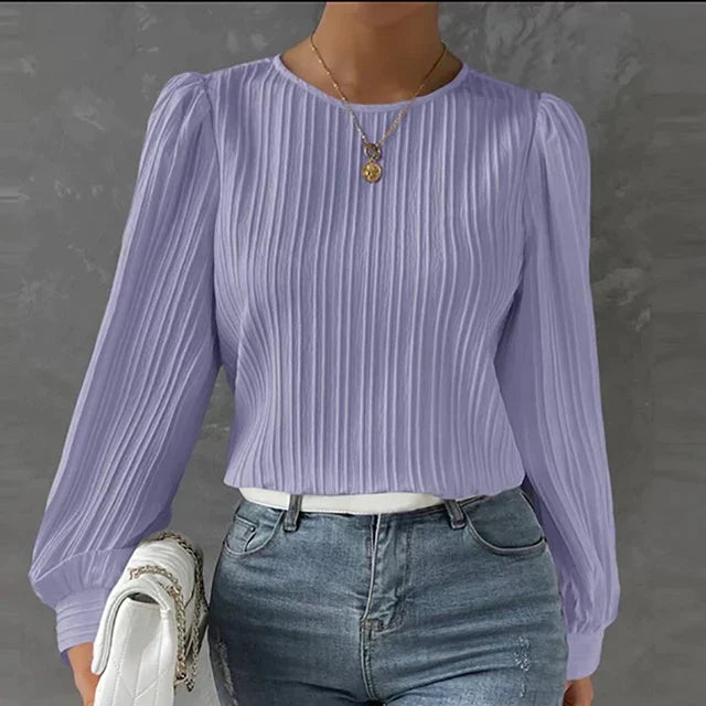 Sarah | Langærmet bluse | 1+1 GRATIS I DAG!