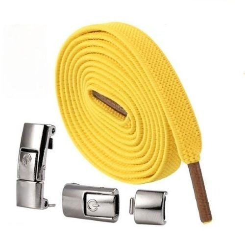 LockLace™ | Farverige snørebånd med trykknap | 1+1 GRATIS I DAG!
