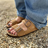 Polla | Wildlæder Sandaler med Dobbelt Rem