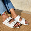 Polla | Wildlæder Sandaler med Dobbelt Rem