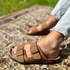 Polla | Wildlæder Sandaler med Dobbelt Rem