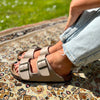 Polla | Wildlæder Sandaler med Dobbelt Rem