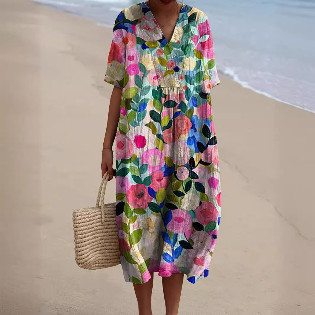 Jovie | Feminin Kjole med Blomsterprint