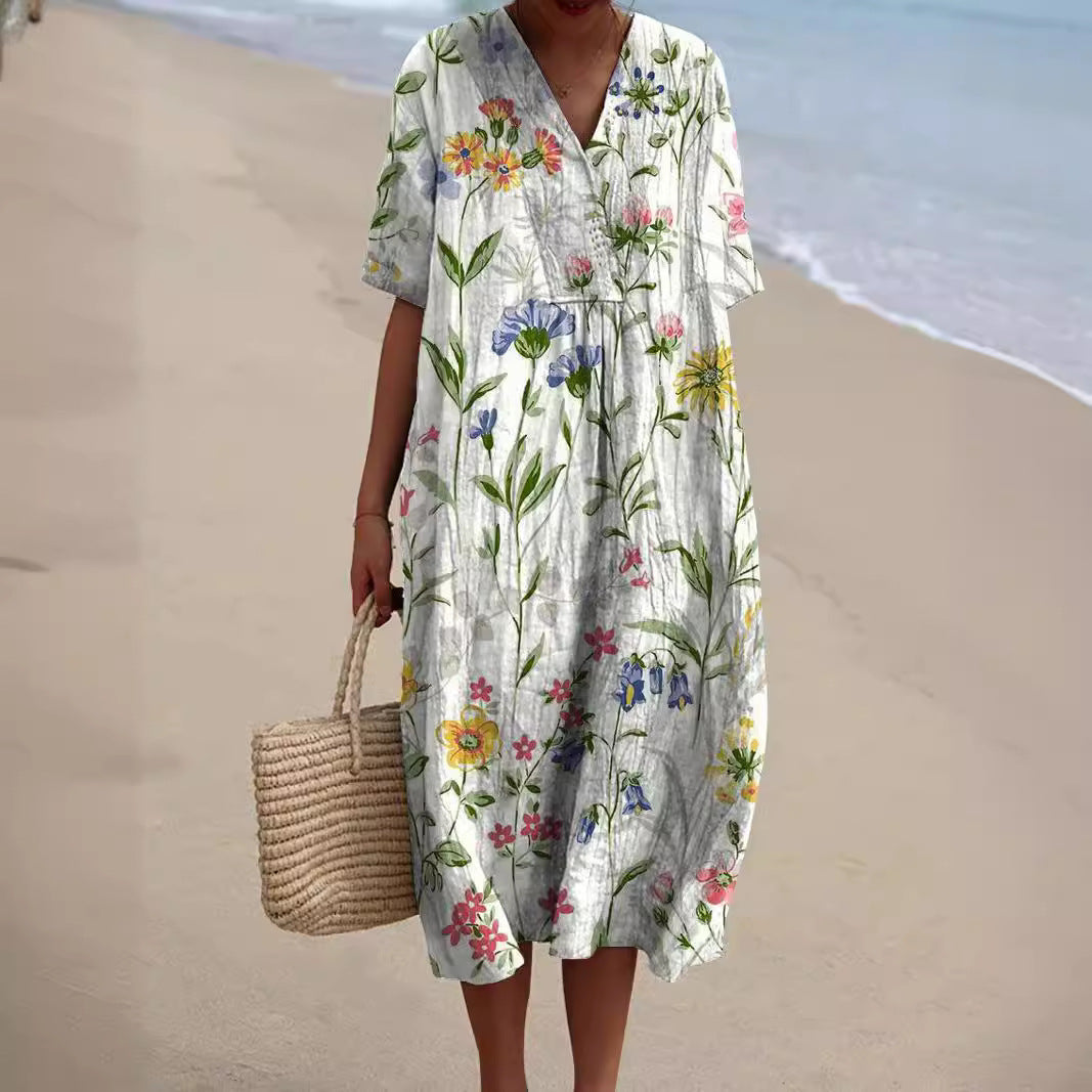 Jovie | Feminin Kjole med Blomsterprint