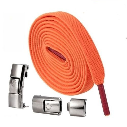 LockLace™ | Farverige snørebånd med trykknap | 1+1 GRATIS I DAG!