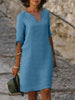 Rosetta | Stilfuld kjole med elegant V-hals