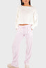 Freja™ | Elegante stribede bukser i pink - Norado