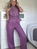 Amber™ | Dame Jumpsuit med solid halter talje