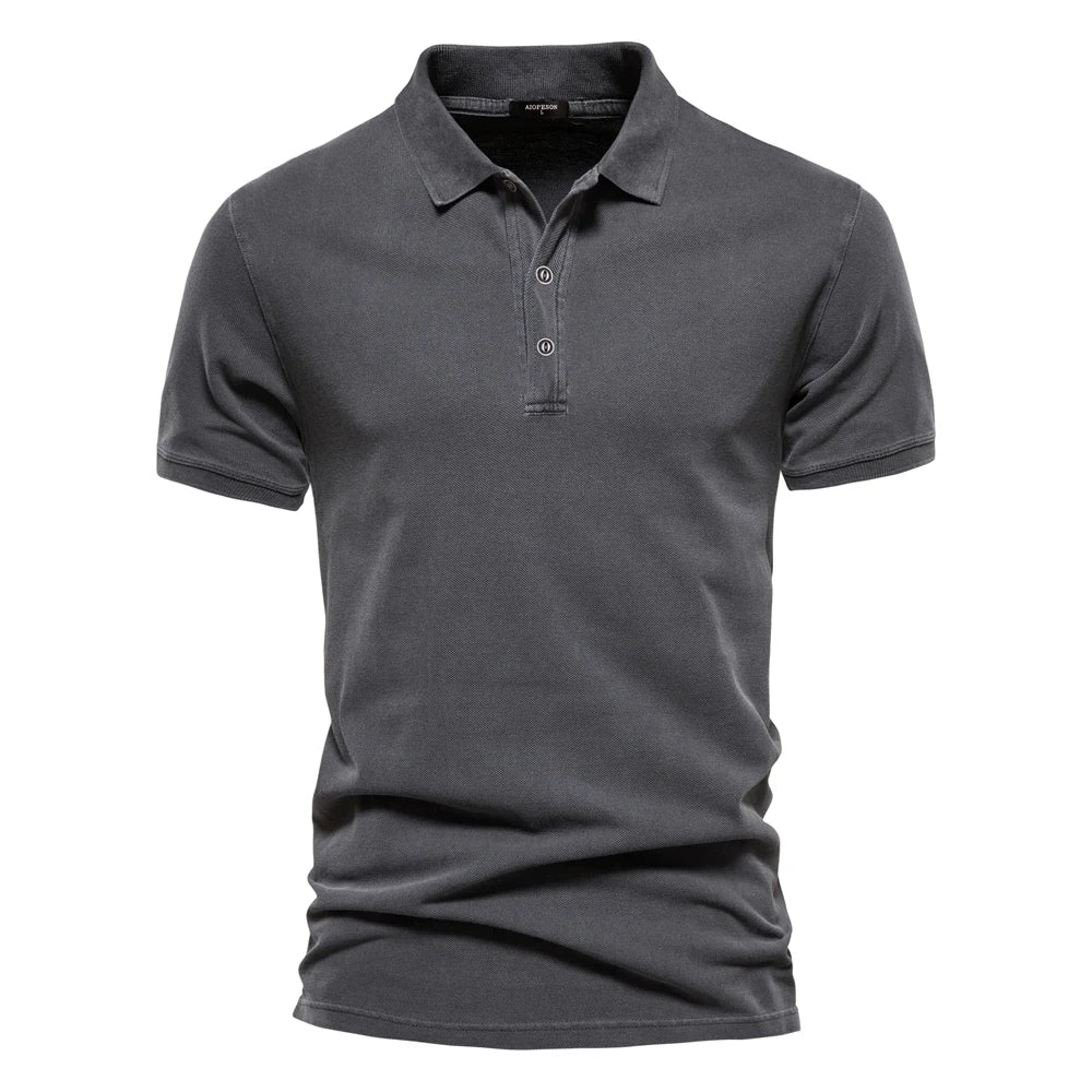 Klein | Casual herre-poloshirt i bomuld