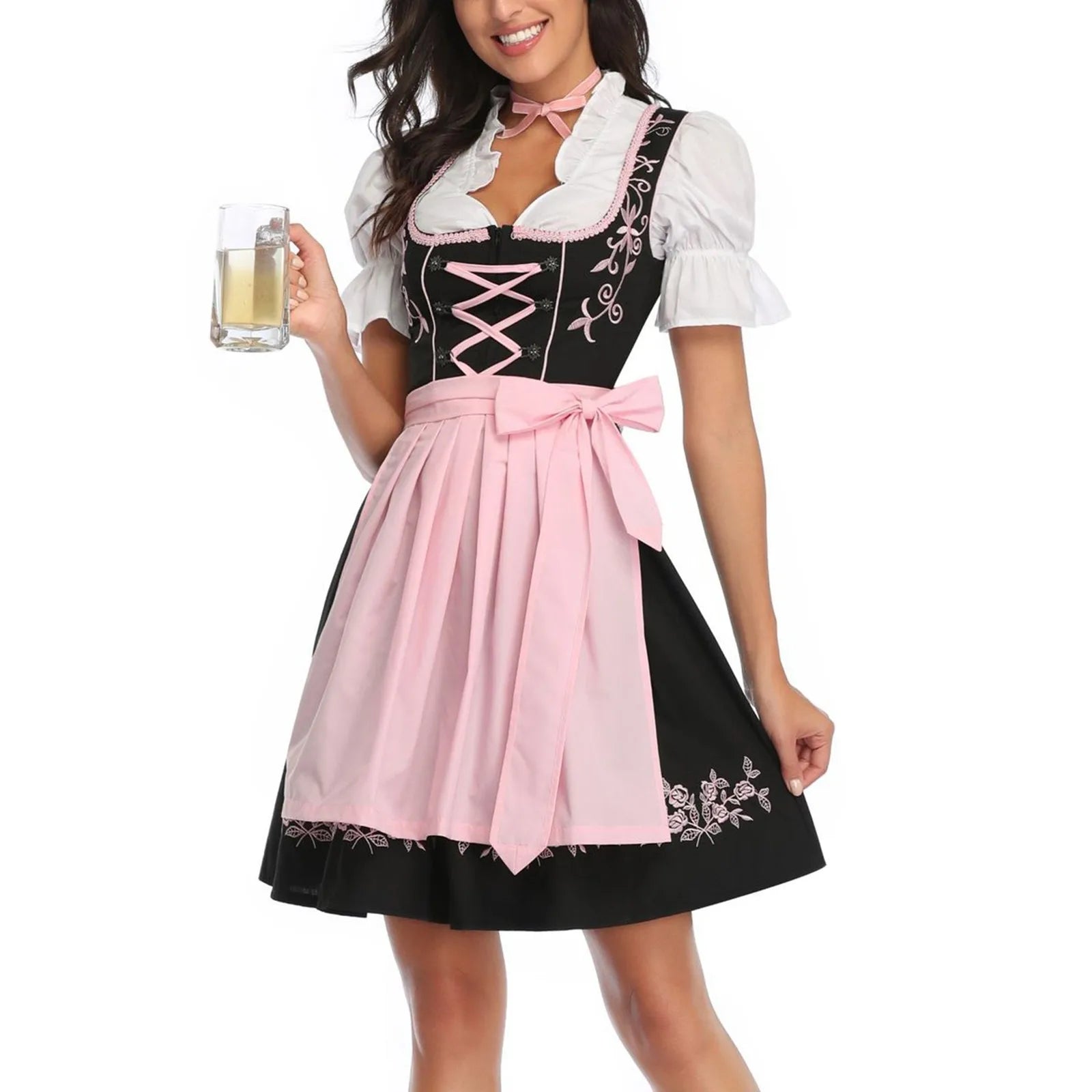 Liesel| Oktoberfest-kjole med butterfly-forklæde