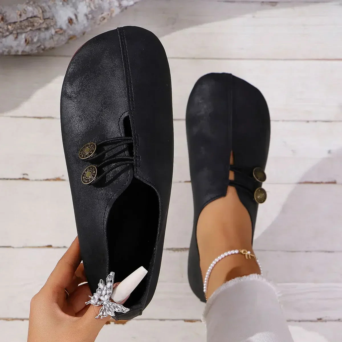Dorra | Wildlæder-Loafer