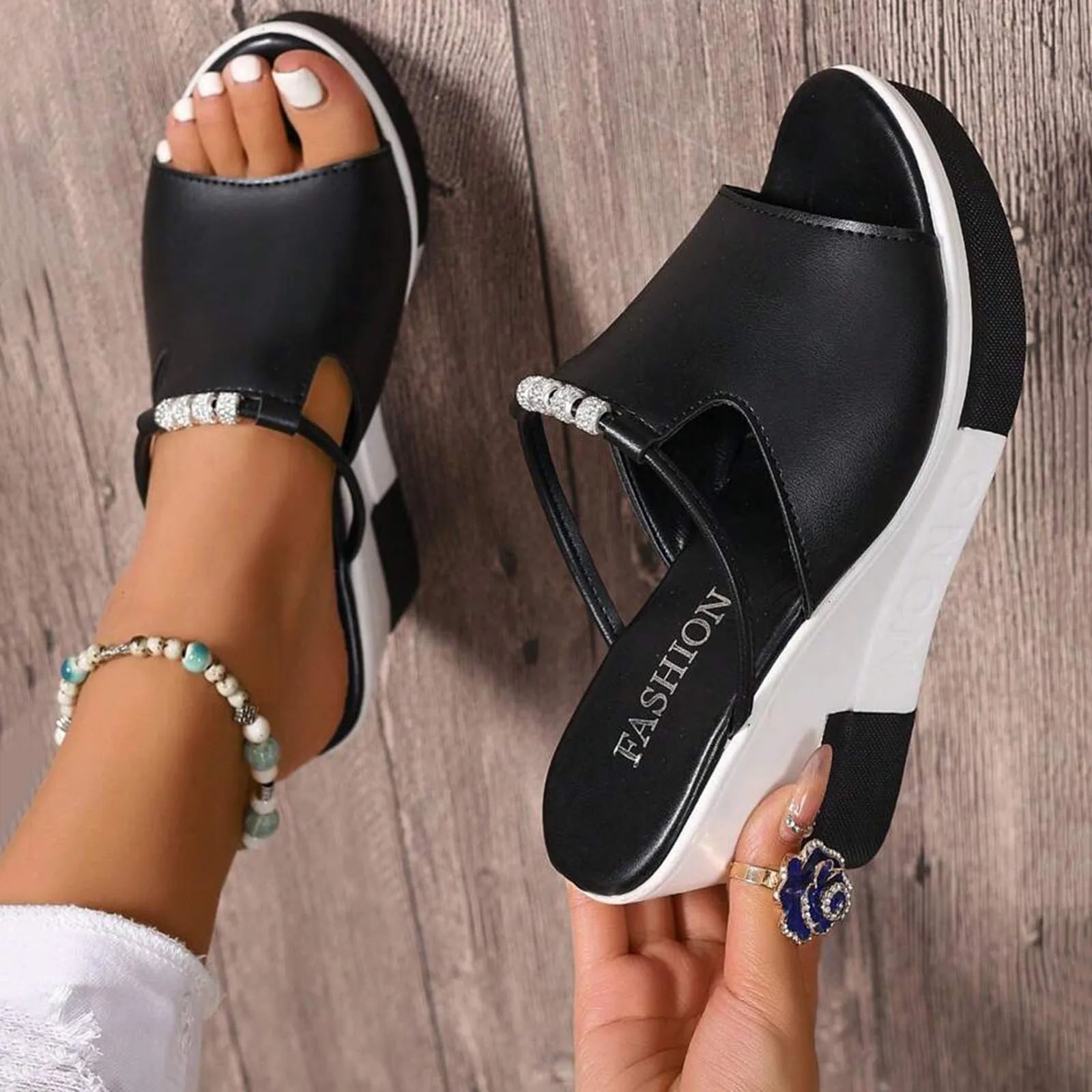 Rosalia™ | Kilehælsandaler med tyk platform til damer