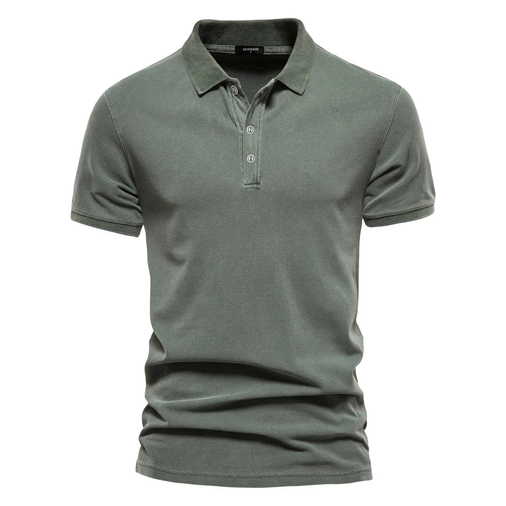 Klein | Casual herre-poloshirt i bomuld