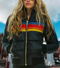Rosy | Retro parka med hætte i imiteret pels til kvinder - Norado