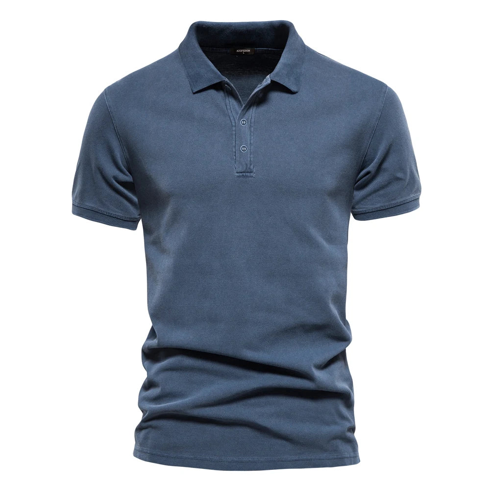 Klein | Casual herre-poloshirt i bomuld