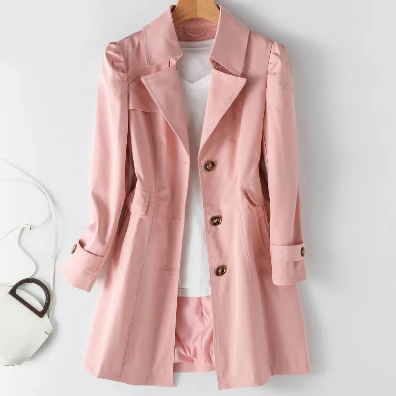 Lalaine | Tidløs Chic-Trenchcoat til Alle Sæsoner