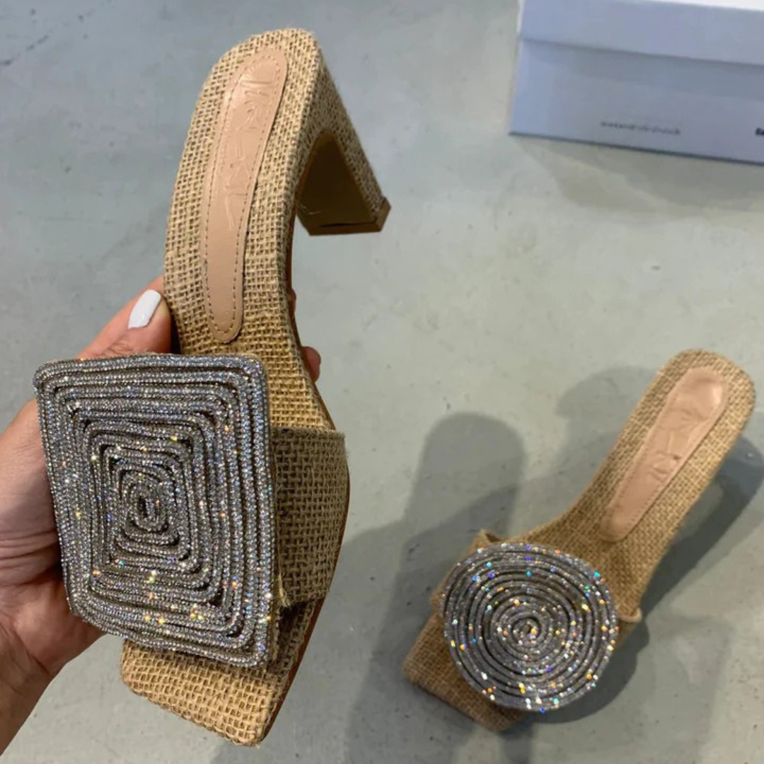 Rizelle | Elegante Sandaler med Blokhæl
