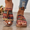Priya | Flade sandaler med frynser i etnisk stil