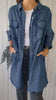 Kell | Stilfuld denim-overshirt til kvinder