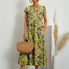 Esti | Floralt midikjole i boho-stil