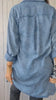 Kell | Stilfuld denim-overshirt til kvinder