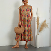 Esti | Floralt midikjole i boho-stil