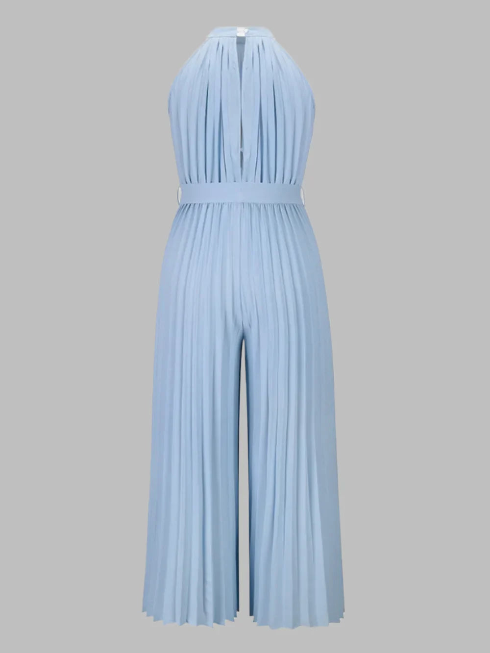 Elen | Plisseret jumpsuit med halterneck