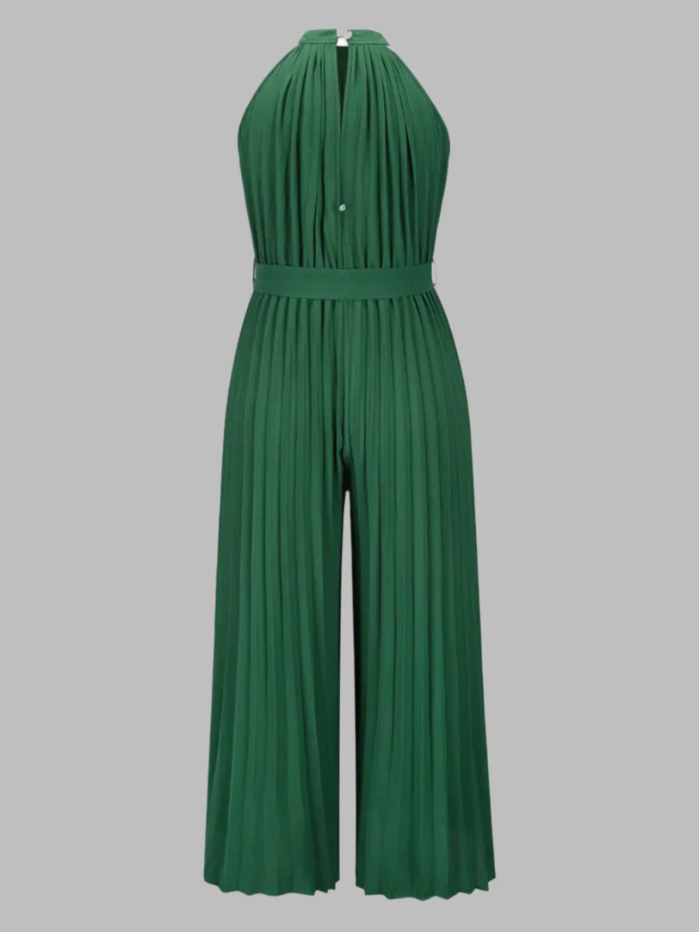 Elen | Plisseret jumpsuit med halterneck
