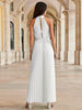 Elen | Plisseret jumpsuit med halterneck