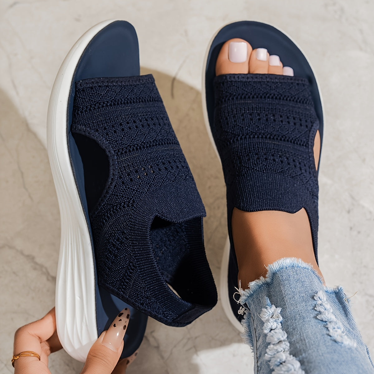 Emelia™ | Ortodædiske damesandaler til sommer med åbne tæer